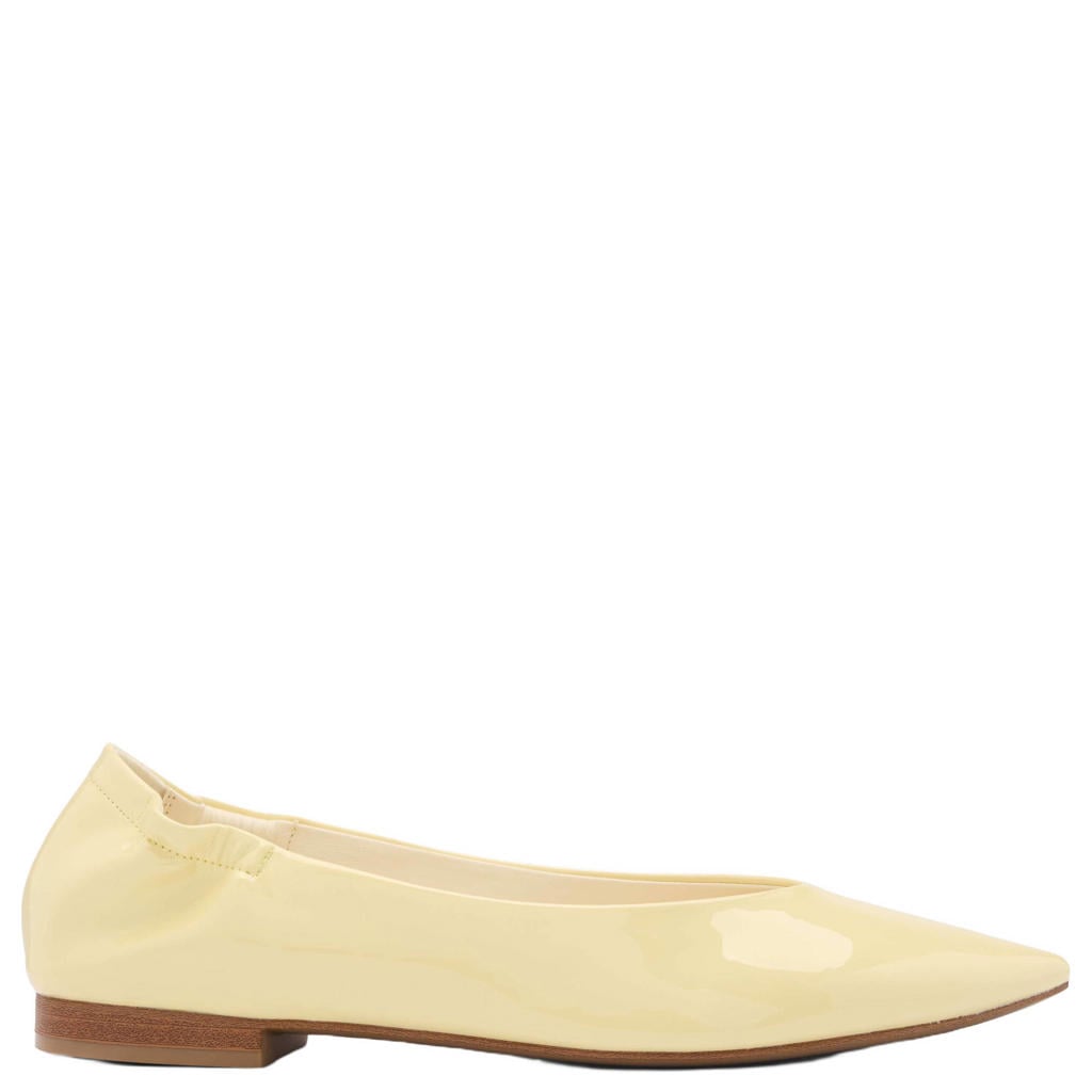 Gele dames Graceland lak loafers