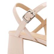 thumbnail: Graceland imitatieleren sandalen met blokhak lichtroze