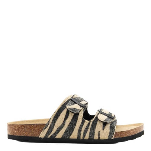 Graceland slippers beige/zwart afbeelding