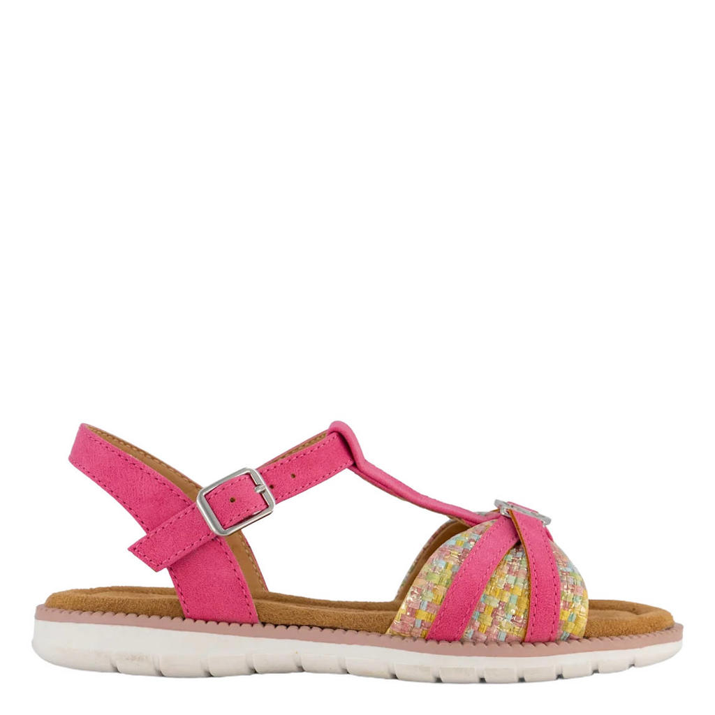 Roze meisjes Graceland sandalen van synthetisch/imitatieleer met gesp