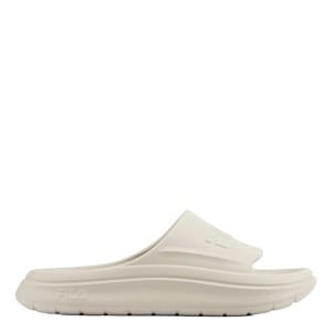 badslippers met logo taupe