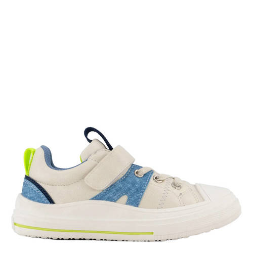 Vty sneakers beige/blauw – beige/blauw/geel