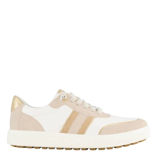 Medicus leren sneakers wit/beige afbeelding