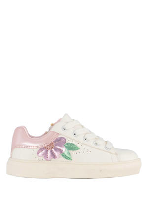 sneakers wit/roze