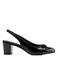 Graceland lak slingback pumps met strik zwart