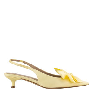 slingback pumps met strik geel