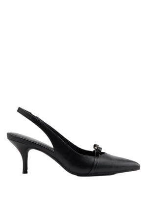 slingback pumps zwart