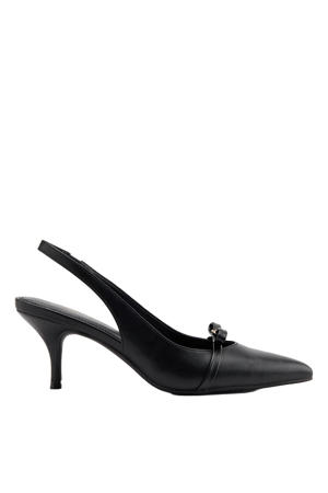 slingback pumps zwart
