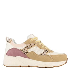 chunky sneakers beige/multi