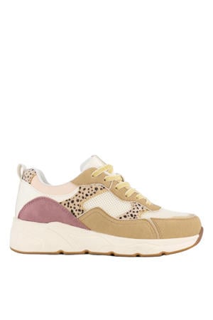 chunky sneakers beige/multi