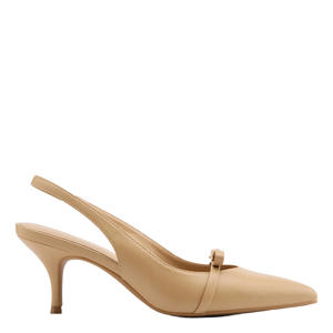slingback pumps beige