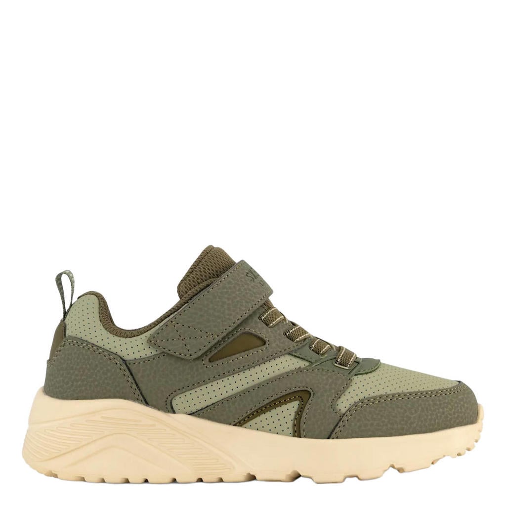 Groene jongens Skechers sneakers van synthetisch/textiel met veters