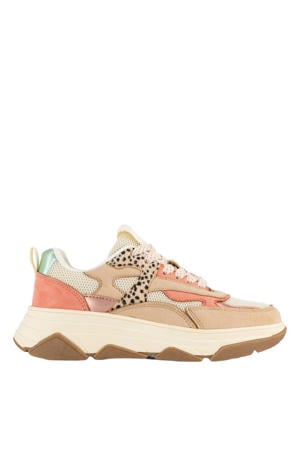 chunky sneakers beige/multi