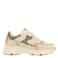 Graceland chunky leren sneakers beige/panter
