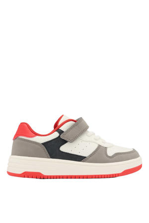sneakers wit/grijs/rood