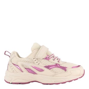 sneakers ecru/roze