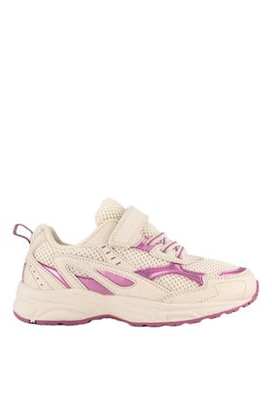 sneakers ecru/roze
