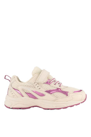 sneakers ecru/roze