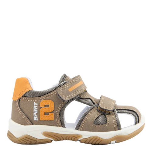 Vty sandalen bruin – bruin/oranje