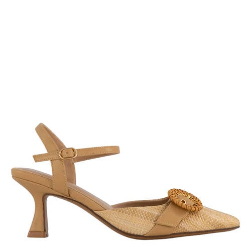 Graceland imitatieleren leren pumps beige afbeelding