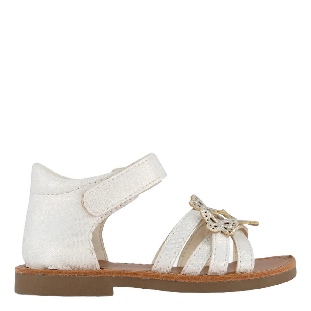 Witte meisjes Graceland sandalen van synthetisch materiaal met klittenband