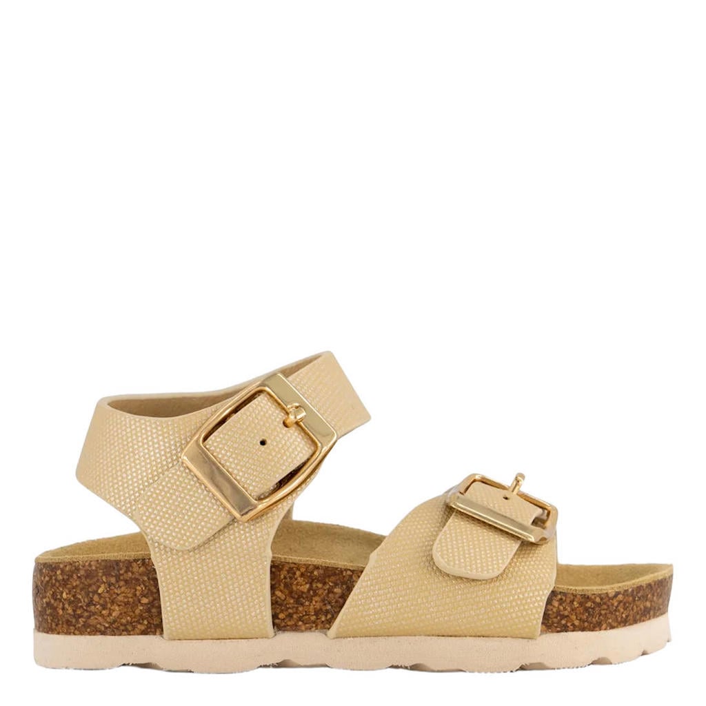 Gouden meisjes Graceland leren sandalen van imitatieleer met gesp