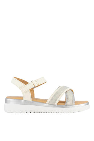 sandalen wit/zilver