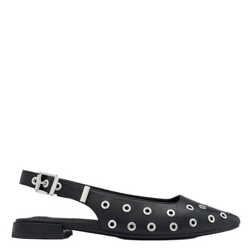 Graceland slingback loafers zwart afbeelding