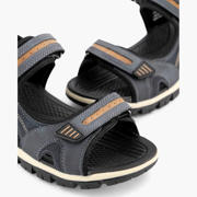 thumbnail: Easy Street imitatieleren sandalen met profielzool donkerblauw