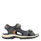 Easy Street imitatieleren sandalen met profielzool donkerblauw