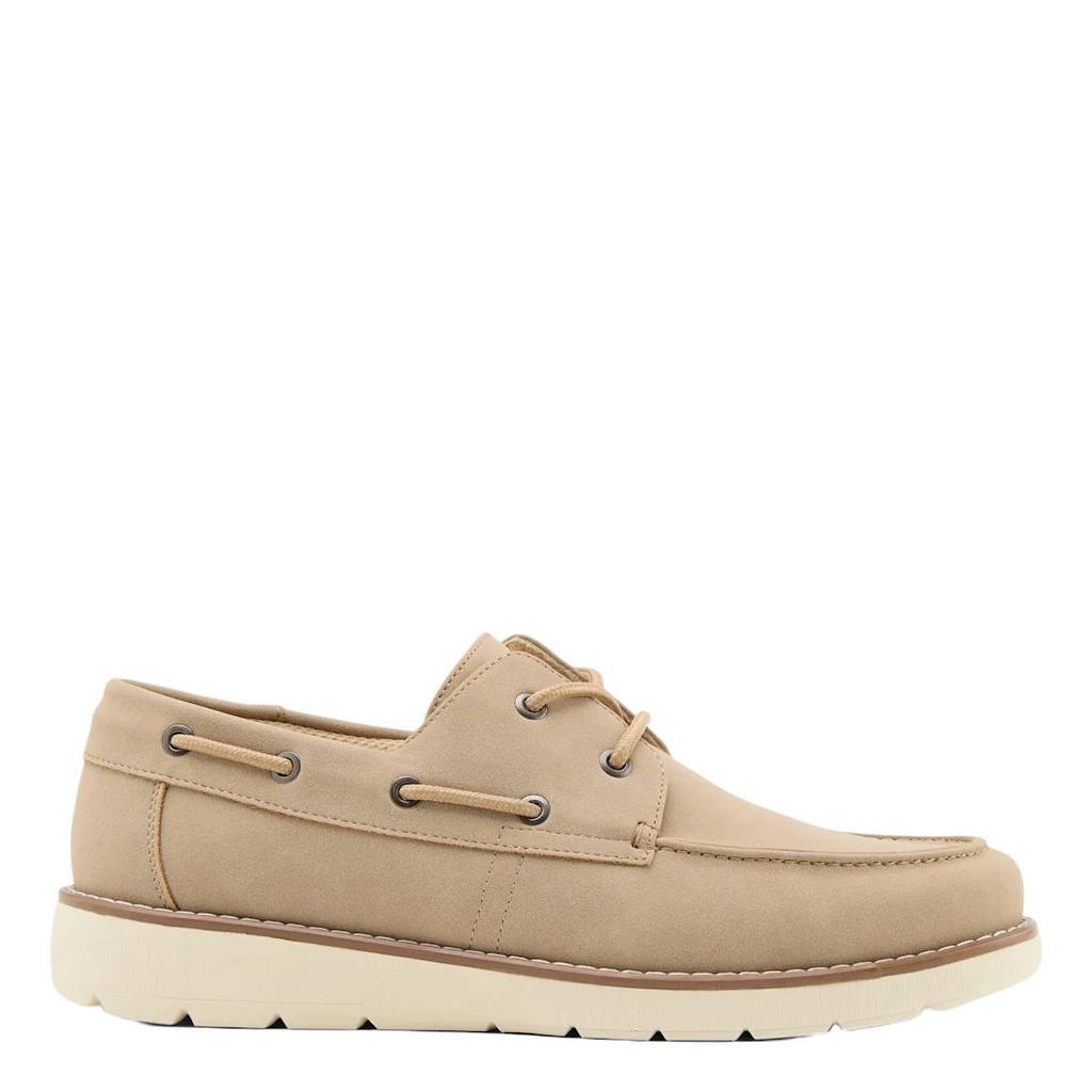 Beige heren Memphis One bootschoenen van imitatie leer/synthetisch