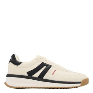 leren sneakers beige