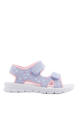 imitatieleren sandalen lila