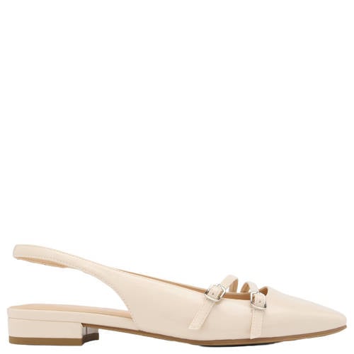Graceland slingback loafers beige afbeelding