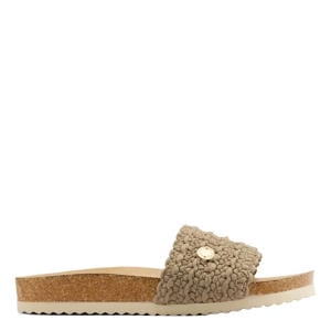 slippers taupe