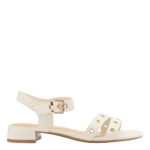 Graceland imitatieleren sandalen ecru