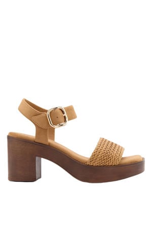 sandalettes camel