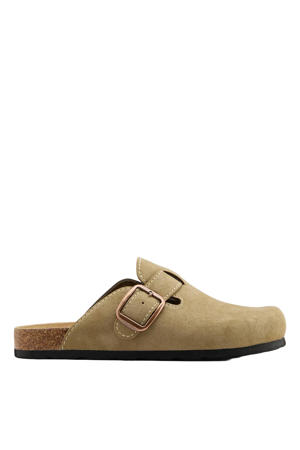 clogs taupe
