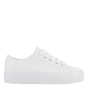 katoenen sneakers wit
