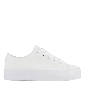 katoenen sneakers wit