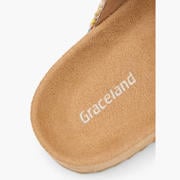 thumbnail: Graceland gehaakte slippers - roze/geel/blauw