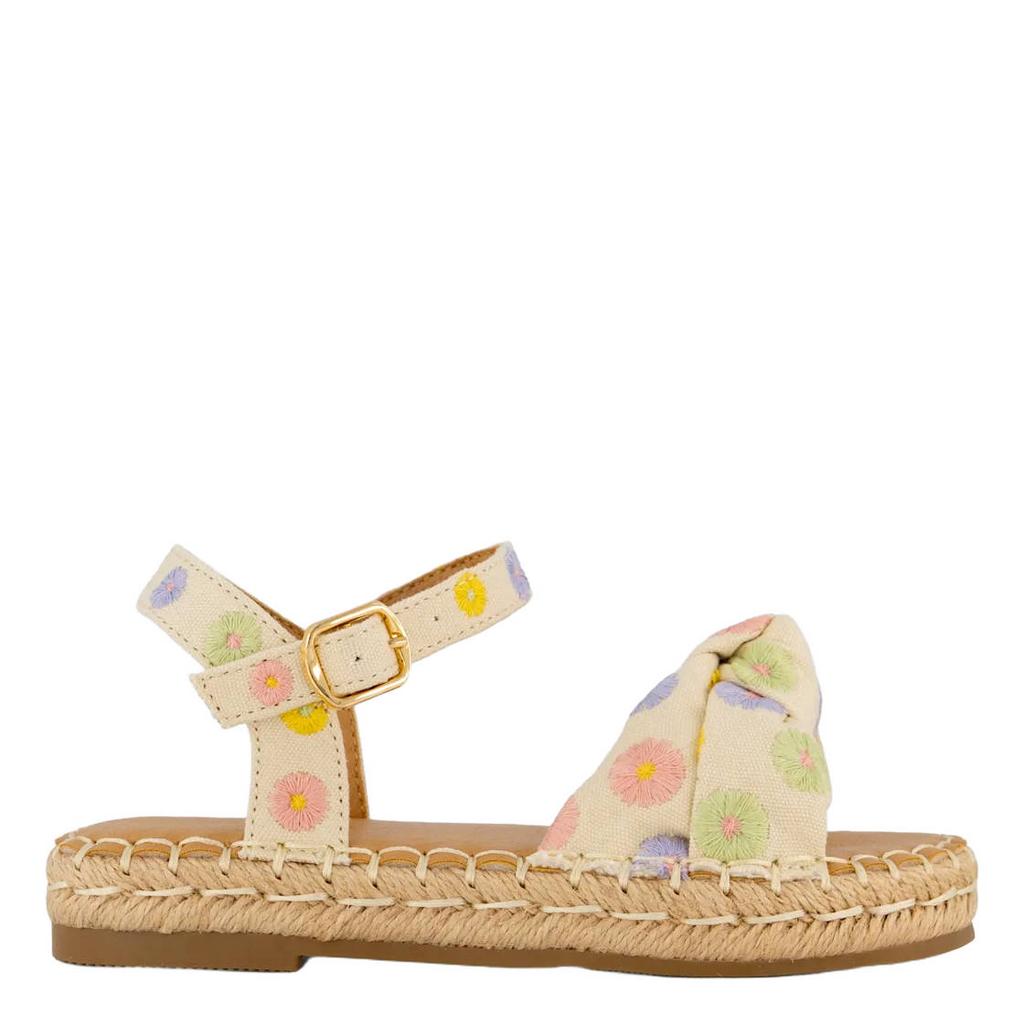 Beige en multikleurige meisjes Graceland Peuter Kleuter sandalen met gesp