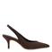 Graceland slingback pumps donkerbruin