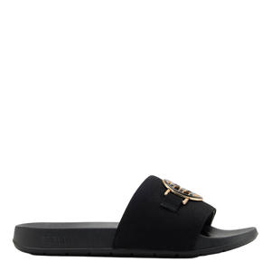 badslippers - zwart/goudkleurig