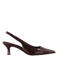 Graceland lakleren pumps met hak - bordeaux