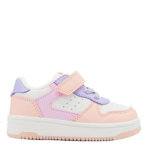 imitatieleren sneakers - lila/lichtroze/wit