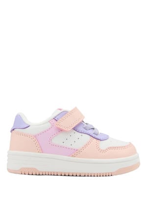imitatieleren sneakers - lila/lichtroze/wit