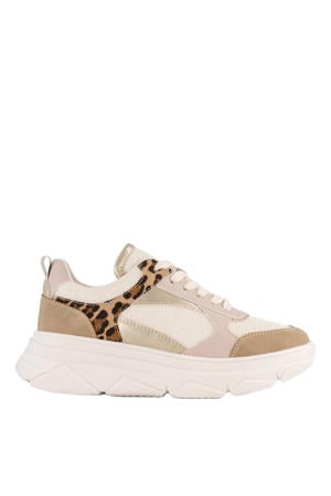 sneakers beige/goud