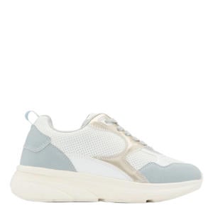 sneakers wit/blauw