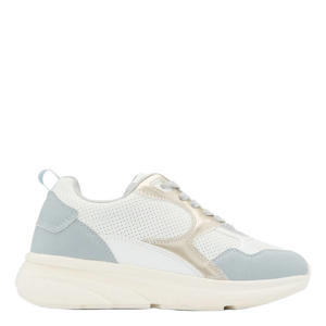 sneakers wit/blauw